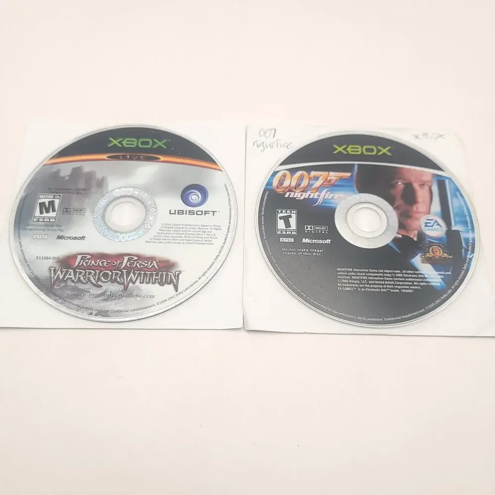 Xbox Lot of 10 Games 007 Need For Speed Halo Prince of Persia Fable ESPN